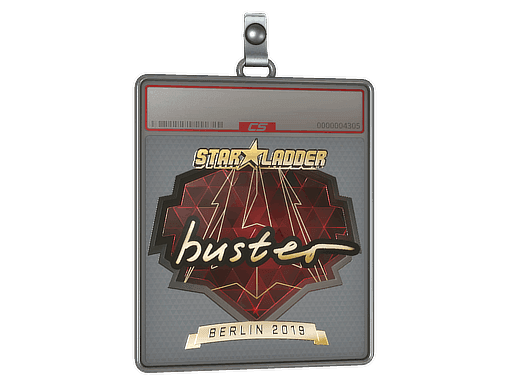 buster (Gold) CS2 Sticker