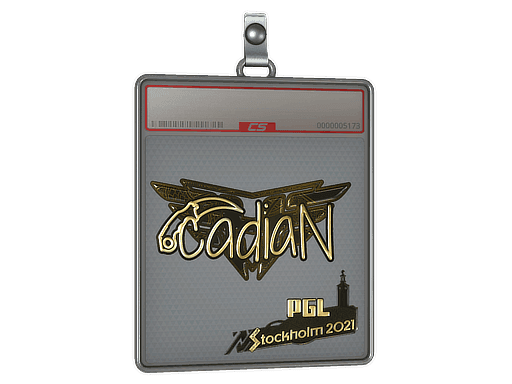 cadiaN (Gold) CS2 Sticker