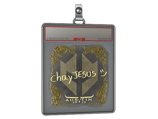 chayJESUS (Gold) CS2 Sticker