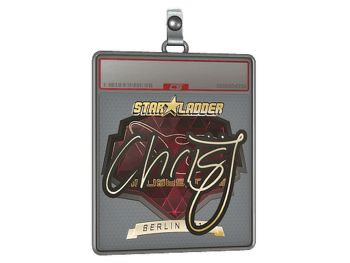 chrisJ (Gold) CS2 Sticker