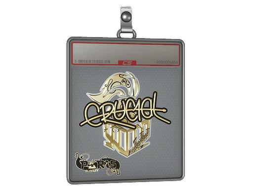 CRUC1AL (Gold) CS2 Sticker