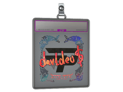 dav1deuS (Holo) CS2 Sticker