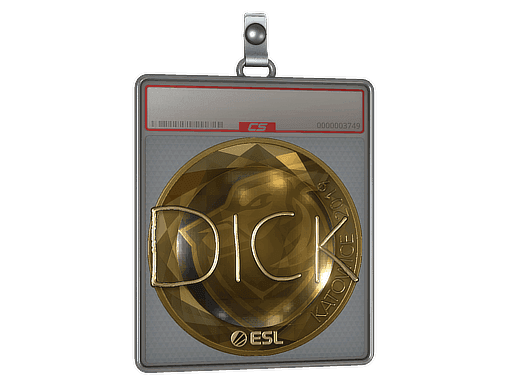 DickStacy (Gold) CS2 Sticker