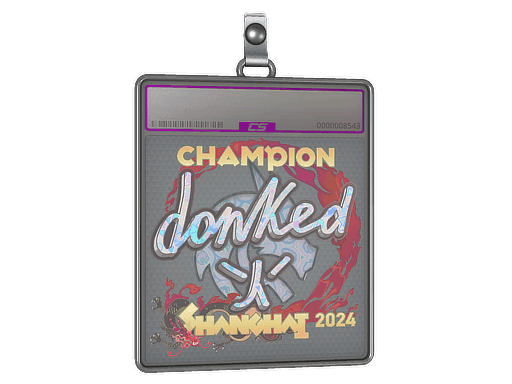 donk (Holo, Champion) CS2 Sticker