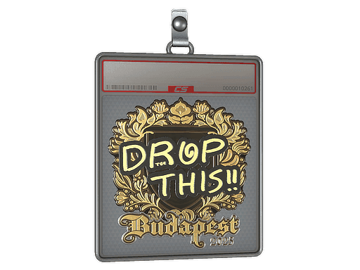 drop (Gold) CS2 Sticker