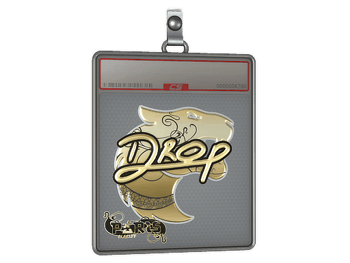 drop (Gold) CS2 Sticker