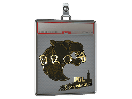 drop (Gold) CS2 Sticker