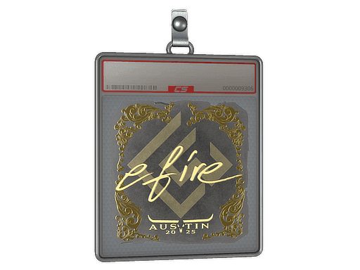 efire (Gold) CS2 Sticker