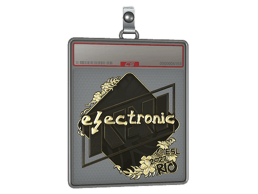 electronic (Gold) CS2 Sticker