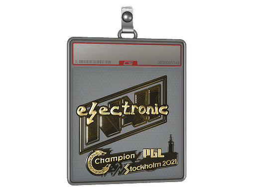 electroNic (Gold) CS2 Sticker