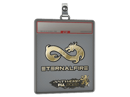 Eternal Fire (Gold) CS2 Sticker