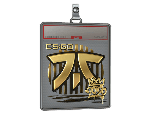 Fnatic (Gold) CS2 Sticker