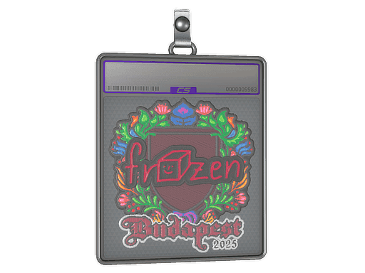 frozen (Embroidered) CS2 Sticker