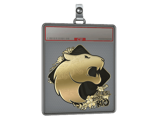 FURIA (Gold) CS2 Sticker