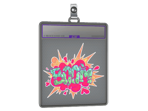 Go Boom (Glitter) CS2 Sticker