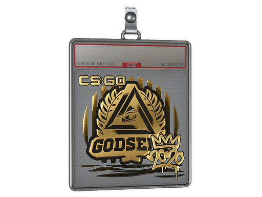 GODSENT (Gold) CS2 Sticker