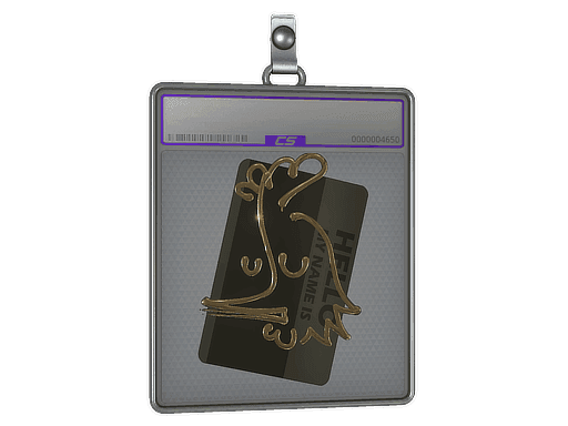 Hello AK-47 (Gold) CS2 Sticker