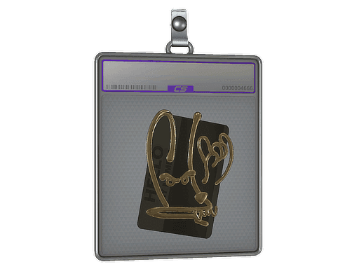 Hello M4A4 (Gold) CS2 Sticker