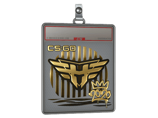 Heroic (Gold) CS2 Sticker