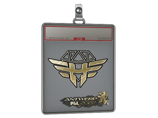 Heroic (Gold) CS2 Sticker