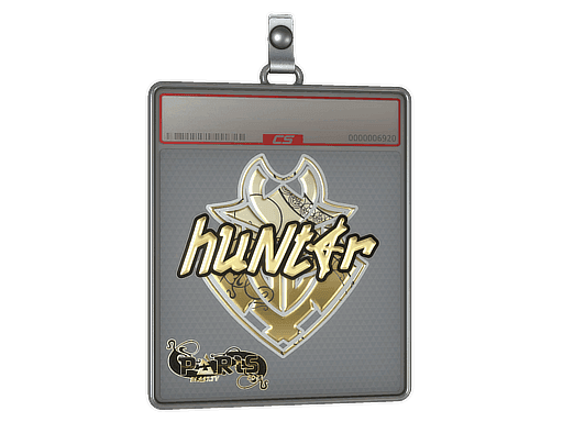 huNter- (Gold) CS2 Sticker