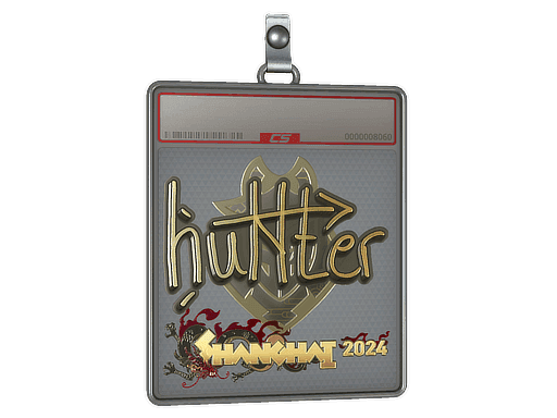 huNter- (Gold) CS2 Sticker