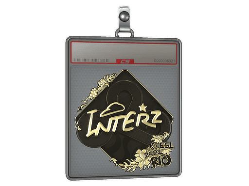 interz (Gold) CS2 Sticker