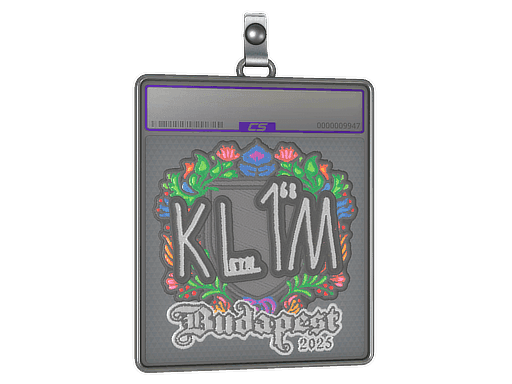 kl1m (Embroidered) CS2 Sticker