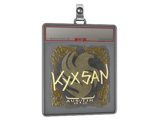 kyxsan (Gold) CS2 Sticker