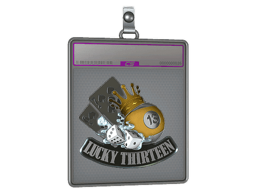 Lucky 13 (Foil) CS2 Sticker