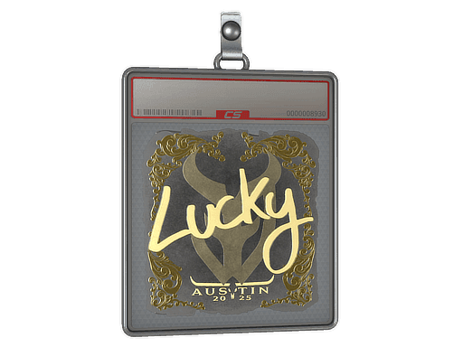 Lucky (Gold) CS2 Sticker