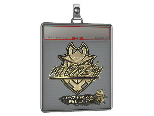 m0NESY (Gold) CS2 Sticker