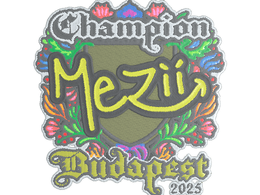 mezii (Embroidered, Champion) CS2 Sticker