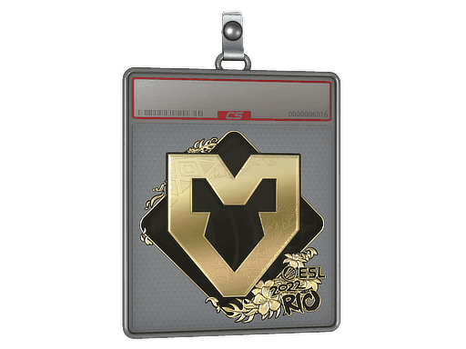 MOUZ (Gold) CS2 Sticker