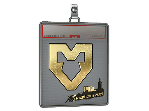 MOUZ (Gold) CS2 Sticker