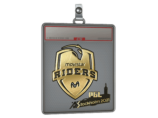 Movistar Riders (Gold) CS2 Sticker