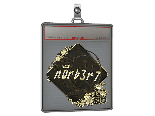 n0rb3r7 (Gold) CS2 Sticker