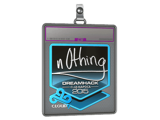 n0thing (Foil) CS2 Sticker