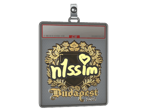 n1ssim (Gold) CS2 Sticker