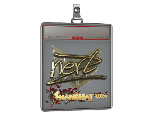 NertZ (Gold) CS2 Sticker