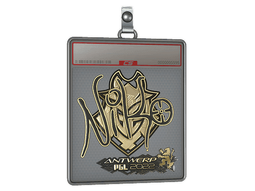 NiKo (Gold) CS2 Sticker