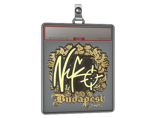 NiKo (Gold) CS2 Sticker