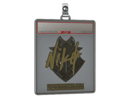 NiKo (Gold) CS2 Sticker