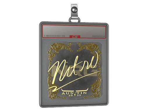 nitr0 (Gold) CS2 Sticker