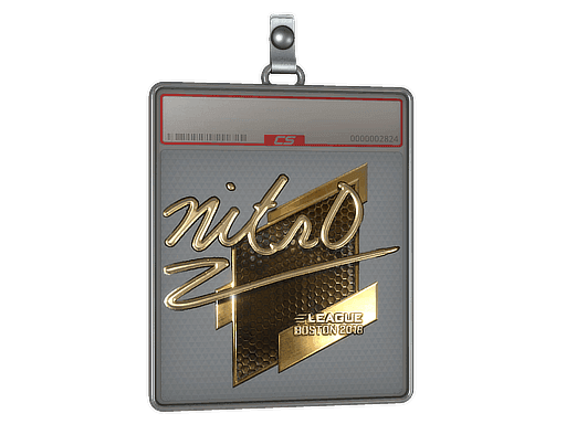 nitr0 (Gold) CS2 Sticker