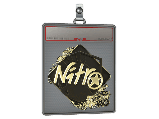 nitr0 (Gold) CS2 Sticker