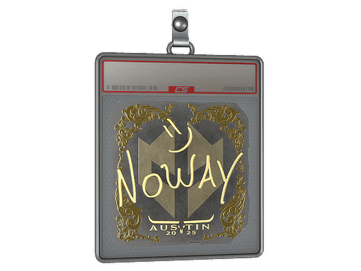 noway (Gold) CS2 Sticker