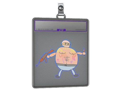 Poorly Drawn Terrorist (Holo) CS2 Sticker