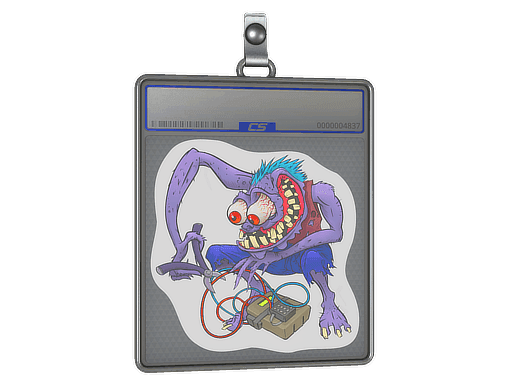 Purple Bombster CS2 Sticker