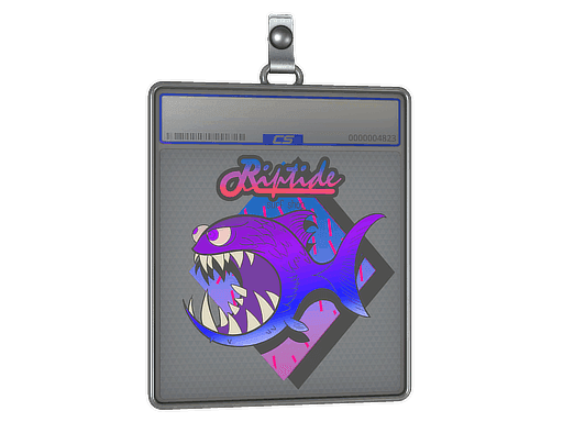 Purple Jaggyfish CS2 Sticker